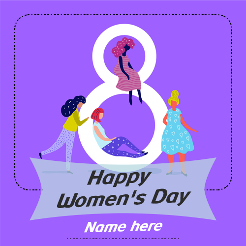 8th March 2021 Women's Day Image With Name